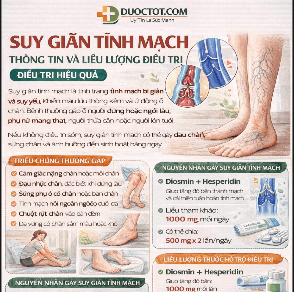 SUY GIÃN TĨNH MẠCH